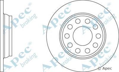 APEC BRAKING dsk2164 -  Тормозной диск